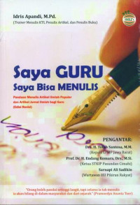 Saya Guru Saya Bisa Menulis