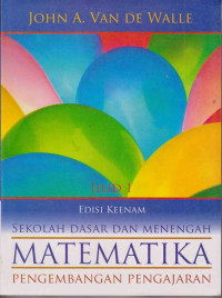 Jilid 1 Edisi keenam Sekolah Dasar dan Menengah Matematika Pengembangan Pengajar