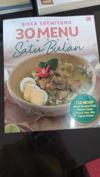 30 Menu untuk satu Bulan