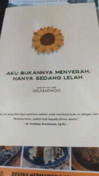 Aku Bukannya Menyerah